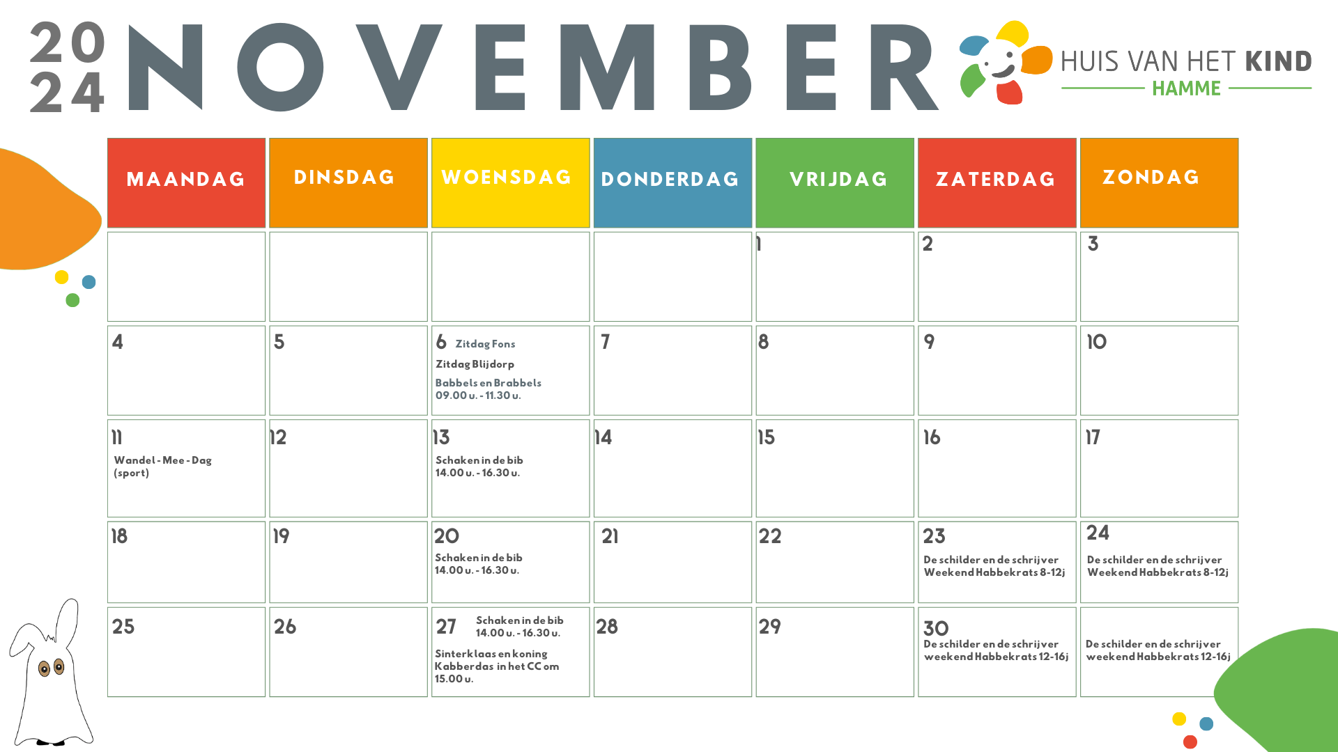 Kalender November