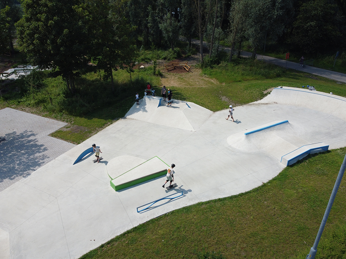 luchtfoto skatepark